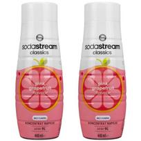 2x "SodaStream Pink Grejpfruit Zero" sirupas 440ml