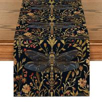 William Morris Retro stiliaus valgomojo stalo takelis Saulėgrąžos valgomojo stalo servetėlė Svetainės virtuvės valgomojo stalo takelio dekoras 120-33cm 47-13inch