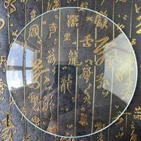 Diameter 200mm 3X Round Plano-Convex Lens 200mm*150mm Square Magnifying Glass for Reading Physics Experiment