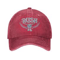 Rush Roko Grupė Saulė Kepuraitė Su Snapeliu Vyrams Moterims Dizainas Trucker Kepuraitė Vasarinė Senovinė Lauko Sporto Salė Apsauga Nuo Saulės Kepuraitės Su Snapeliu One Size