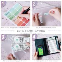 Kalendoriai, užrašų knygelės, A6 biudžetinis segtuvas su užtrauktuku – Ultimate Cash Organizer & Personal Finance Planner, pilka