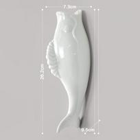 Paprasta moderni sieninė gėlių vaza Keraminė 3D auksinė žuvelė Jūrų žvaigždė Restorano sienos dekoracija Sieninis kabinamas Kūrybiškas fono dekoras