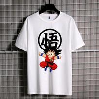 2026 Vasaros Dragon Ball Vaikystės Goku 100% Medvilnės Spausdinti Marškinėliai Vyriški Nauji Anime Spausdinti Laisvalaikio Japoniški Laisvi Didelio Dydžio Y2k 110
