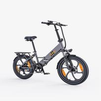 HillMiles Mile 2 Sulankstomas elektrinis dviratis su 36V 13AH baterija, 250W pilka