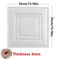10/20/30/50pcs 35*35cm 3D Self-Adhesive Wall Sticker Waterproof Bedroom Living Room ceiling Background Home Decoration Wallpaper 10pcs 35x35cm balta