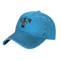 Trenton Thunder Klasikinė Kaubojiška Kepurė Reguliuojama Beisbolo Kepuraitė Unisex Atsitiktinės Sportinės Kepurės Adjustable balta