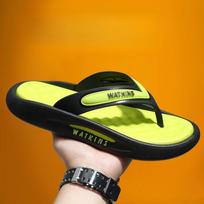 Men's Flip-Flops Summer Outdoor Thick-Soled Beach Men's Shoes Soft-Soled Flip-Flops Couples Sandals 36-37
