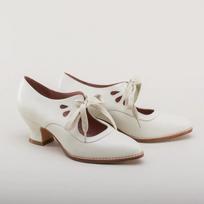 Madingi Retro Mary Jane Bateliai Moteriški Vintage Susiuvami Žemu Kulnu Sukneliniai Zapatos Moteriški Prekės Ženklo Dizainas Drugelio Sparno Derby Bateliai Didelio Dydžio 35 balta