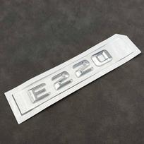 ABS 3D chromuotos raidės automobilių lipdukams E220 E250 E320 E450 W212 W213 galinės bagažinės emblema ženklelis logotipas priedai