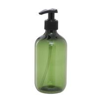 Vonios dozatorius Cilindras Šampūno indas (Žalias) / 500 ml daugkartinio naudojimo indas