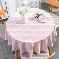Apvalus tinklelis PVC spausdintas staltiesė vandeniui atspari, aliejui atspari, nuo nudegimo apsauganti stalo dangos kilimėlis Kavos, virtuvės, valgomojo stalui 90cm Diameter
