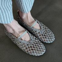 Madingi Mary Jane moteriški batai 2025 m. vasaros naujovė Tuščiaviduriai sandalai Tendencija Minkšti plokščiapadžiai batai Romėniško stiliaus pinti moteriški plokščiapadžiai sandalai 35