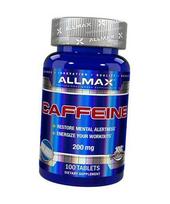 Kofeinas tabletėmis, Caffeine, Allmax Nutrition 100 tab (11134005) 100tab
