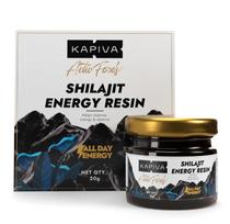 Kapiva Shilajit Energy Resin 20g Pack of 1 | Ayurvedic Blend for All Day Energy & Stamina Boost
