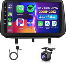 4G 64G VECHTEL 9 colių "Bluetooth" automobilinis radijas "Opel Meriva" 2010-2014 m. "Carplay Android" belaidis automobilinis radijas, DSP EQ, 1280 x 720, WiFi GPS Navi, "Mirror Link", RDS/FM radijas 2 DIN su AHD galinio vaizdo kamera