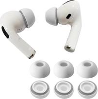 Atnaujinti "AirPods Pro" 1-osios ir 2-osios kartos ausų kištukai iš atminties putų, patogūs ausų kištukai iš putų, geriau slopina triukšmą, 3 poros keičiamų antgalių (pilka, asorti S/M/L)