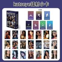 55 vnt./rinkinys Kpop Idol Mergina KATSEYE Naujos Pocards MANON SOPHIA DANIELA LARA MEGAN YOONCHAE Lazeriu HD Spausdintos Lomo Kortelės Gerbėjų Dovanos@@