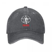 Rock Rush Juosta Kepurės su snapeliu Klasikinė nusidėvėjusi skalauta kepurė Unisex stiliaus Lauko vasaros dovanų kepurės Kepurė Adjustable juoda