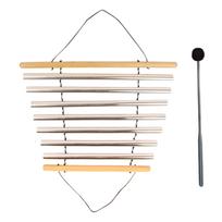 Medžio aliuminio meditacijos srauto varpeliai rankinis vonios perkusinis dubuo jogos studijai ir garso voniai