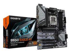 GIGABYTE Motherboard||AMD B650|Socket AM5|ATX|DDR5-SDRAM RAM|4 Slots|Wi-Fi Yes|Bluetooth Yes|3 M.2 (M) slots|B650EAGLEAX1.2