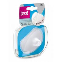 LOVI Silikoniniai spenelių gaubteliai Skin Touch M/ L, 2 vnt.