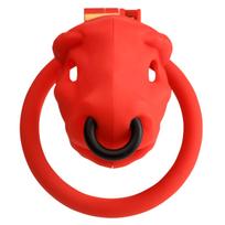 Master Series Bull Chastity Cage Red