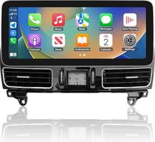 "Road Top CarPlay" ekranas, 12,3 colių automobilinis radijo imtuvas, skirtas "Mercedes Benz GLE GLS" 2016-2018 m. su NTG5.0/5.1/5.2 sistema, suderinamas su "Apple CarPlay" / "Android Auto" / "MirrorLink