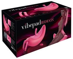 Vibruojanti sekso sėdynė su klitorio stimuliacija ir dildo Vibepad Ride On