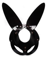Odą imituojanti triušio kaukė juoda KINKY DIVA