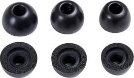 "Galaxy Buds 2 Pro" putų ausinės, pakaitinės atminties putų triukšmo mažinimo saugios ausinės, skirtos "Galaxy Buds 2 Pro" SM-R510 ausinėms, tinkančios įkrovimo dėkle S/M/L, juodos spalvos, 3