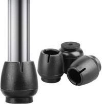 Apsauginiai dangteliai kėdžių kojos 12-16mm juodos spalvos
