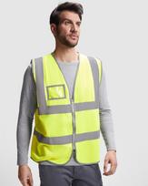 Unisex aukštos matomumo liemenė POLUX, fluorescencinė geltona