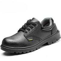 Steel Bag Head Low-top Labor Insurance Shoes Cowhide Surface Anti-smashing and Anti-piercing Safety Shoes Wear-resistant Shoes 35