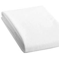 Waterproof White Mattress Pad Cover Terry Cloth Bed Fitted Sheet Elastic Belt Fix Mattress Topper Anti Water Sheet 70x130cm balta