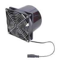 Patogus 12V saulės energija maitinamas ištraukiamasis ventiliatorius efektyviam vėsinimui šiltnamiuose, palėpėse, pagamintas iš tvirto ABS plastiko 1
