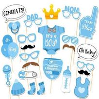 Baby Shower Photo Props: Mustache Decor for Boys & Girls' 1st Birthday