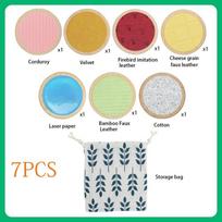 Montessori Sensory Toys Tactile Board Matching Game Tactile Classification Color Cognition Memory Training Toy For Kids Children beige