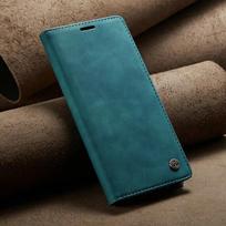 For Samsung Galaxy S25 Ultra 5G 2025 Luxury Case Leather Magnetic Card Pouch Samsung S25 Ultra Case Galxay S 25 Plus Flip Cover SAMSUNG S25 mėlyna