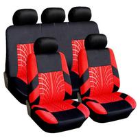 Universalus automobilio sėdynės pagalvėlė su specialiu audiniu, skirtu GM ir Europos modeliams 2-piece set (front single seat) raudona