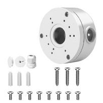 Solid CCTV Camera Fixture, Universal Metal Waterproof Junction Box Mount for Dome Surveillances Security Camera 1