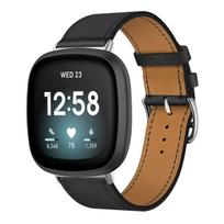 Odinė apyrankės apyrankė Fitbit Versa 4 3 2 1 Versa Lite išmaniajam laikrodžiui, pakaitinė apyrankė Fitbit Sense/Sense 2 laikrodžio apyrankė For Fibit Versa juoda