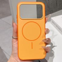 Madingas minimalistinis spalvingas Magsafe dėklas telefonui Xiaomi Poco F8 Ultra F8 Pro Redmi K90 Pro Max K90 Matinis magnetinis belaidžio įkrovimo dangtelis Choose Your Phone&For Poco F8 Ultra oranžinė