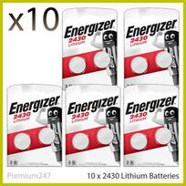Energizer elementai CR2430, Lithium, 10 vnt.