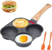 Daugiafunkcė kiaušinių keptuvė su 4 formomis, blyneliams ir omletams