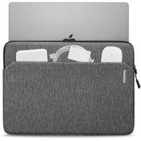 Nešiojamojo kompiuterio krepšys - TOMTOC - MacBook Air/Pro 14" - Vandeniui atsparus - Pilka - Poliesteris