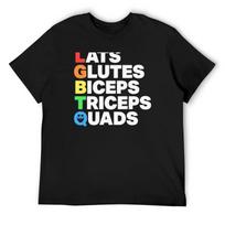 Nugaros raumenys, sėdmenys, bicepsas, tricepsas, keturgalvis šlaunies raumuo LGBTQ marškinėliai custom korėjietiška mada dideli dydžiai vyriškas marškinėlis marškinėliai vyrams S juoda