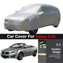 Pilnas automobilio uždangalas Volvo C70 Automobilio lauko apsauga nuo UV spindulių Saulės apsauga Lietaus Sniego Apsauga nuo Dulkių