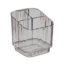 Toothbrush Holder with Drain Tray 3 Slots Toothbrush And Toothpaste Holder with Removable Divider Wall-Mounted or Countertop Bathroom Caddy Organizer