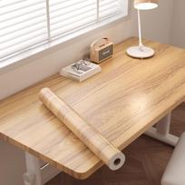 Atspari vandeniui, medžio rašto, lipni stalo plėvelė biuro ar valgomojo atnaujinimui. 40cm wide * 2m long