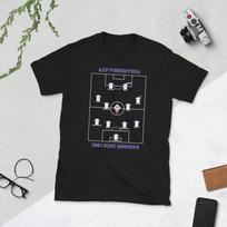 Fiorentina futbolo futbolo Taurių laimėtojų taurės čempionai 1961 m. Italija Unisex marškinėliai M